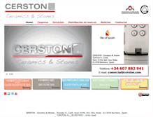 Tablet Screenshot of cerston.com
